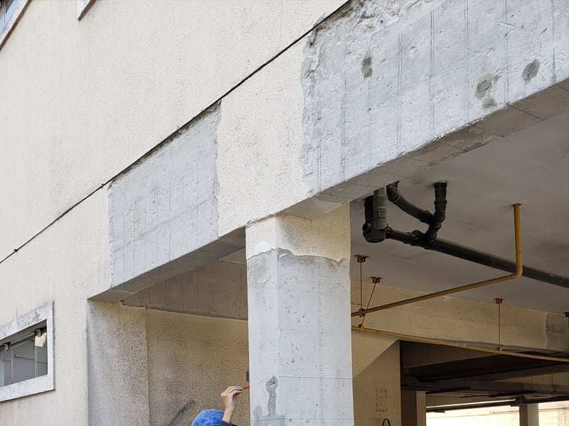 Tratamento e proteção superficial de concreto