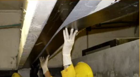 Aplicação de fibra de carbono com Sika